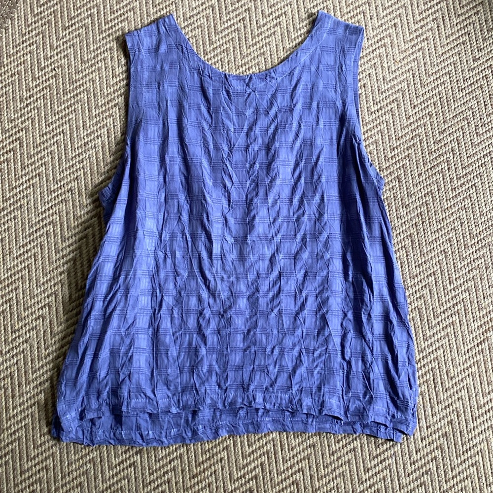 Vintage purple/blue silk shirt